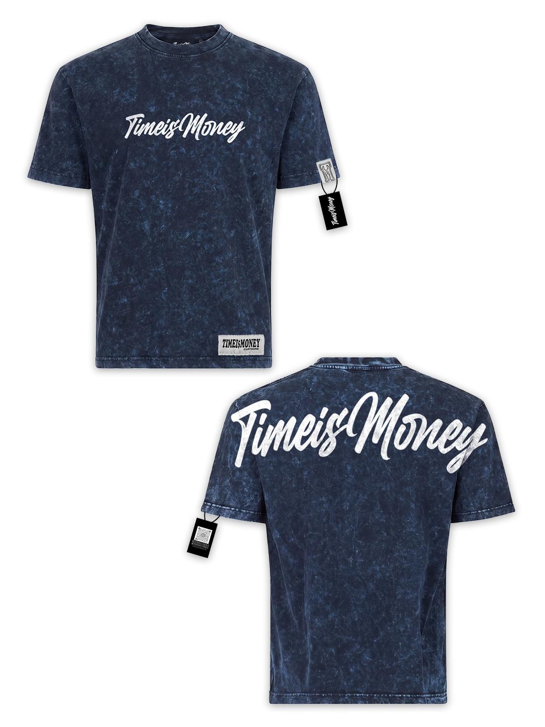 TIMEI$MONEY VINTAGE SHIRTS(NAVY)