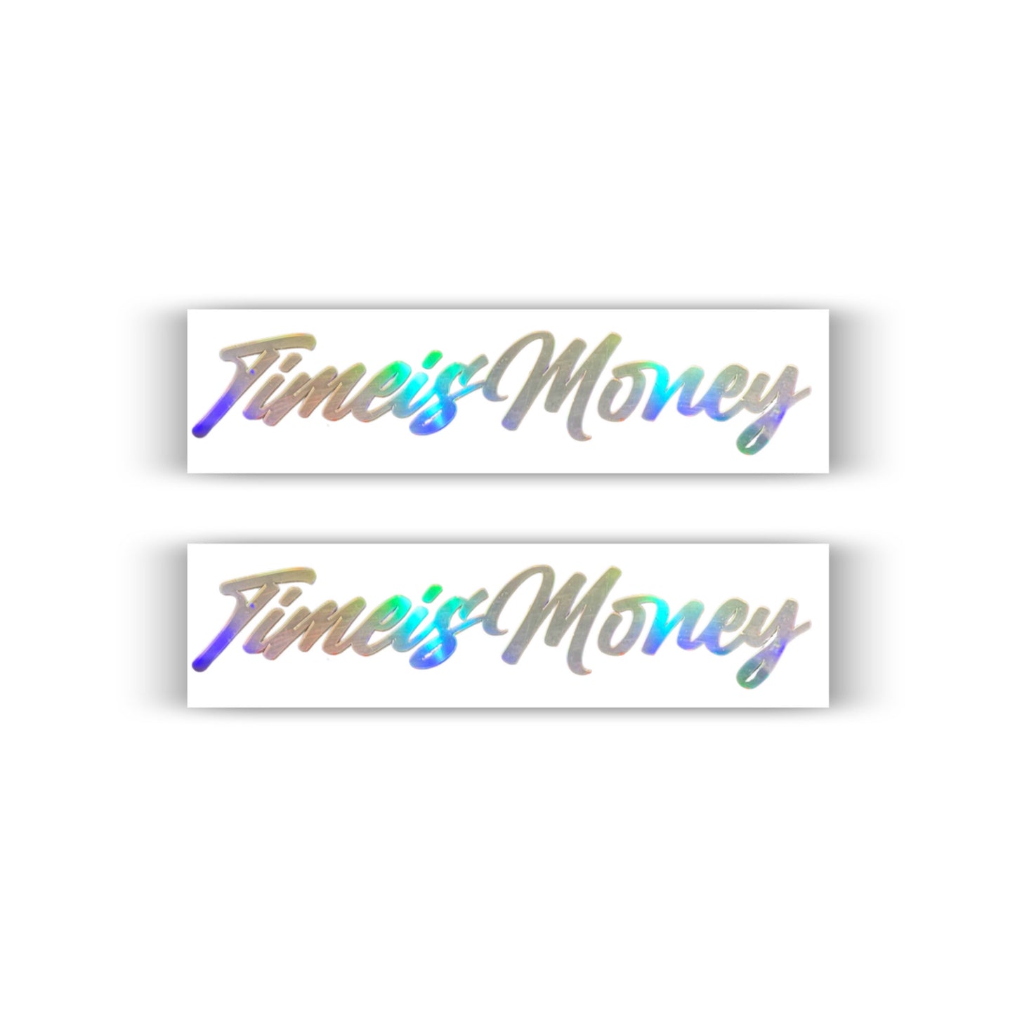TIMEI$MONEY REFLECTIVE DECALS PACK OF 2