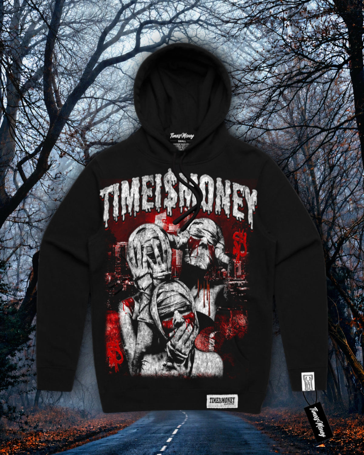 TIMEI$MONEY HALLOWEEN LIMITED EDITION SPEAK NO EVIL SEE NO EVIL HEAR NO EVIL HOODIES🎃