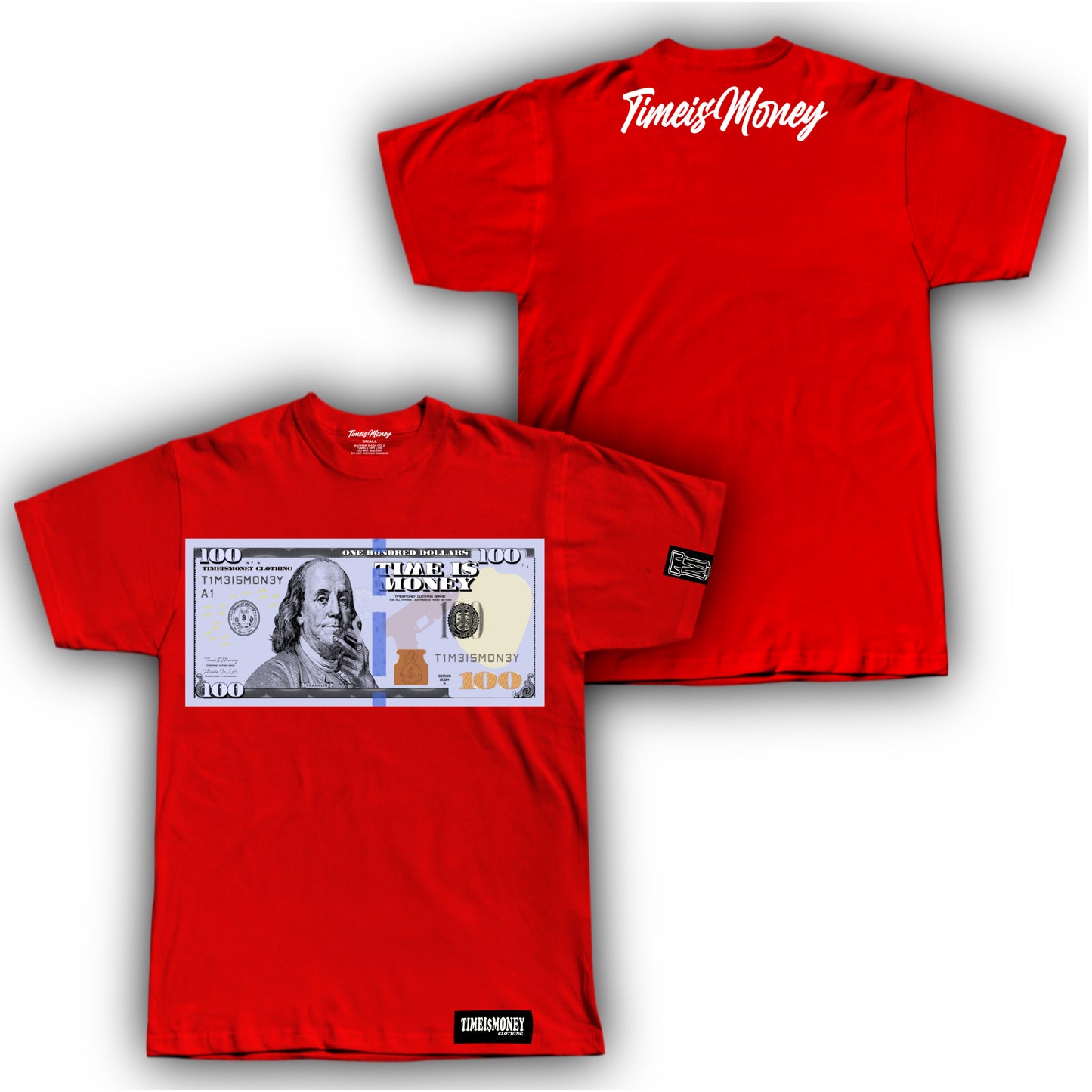 TIMEI$MONEY BENJI SHIRT “RED”