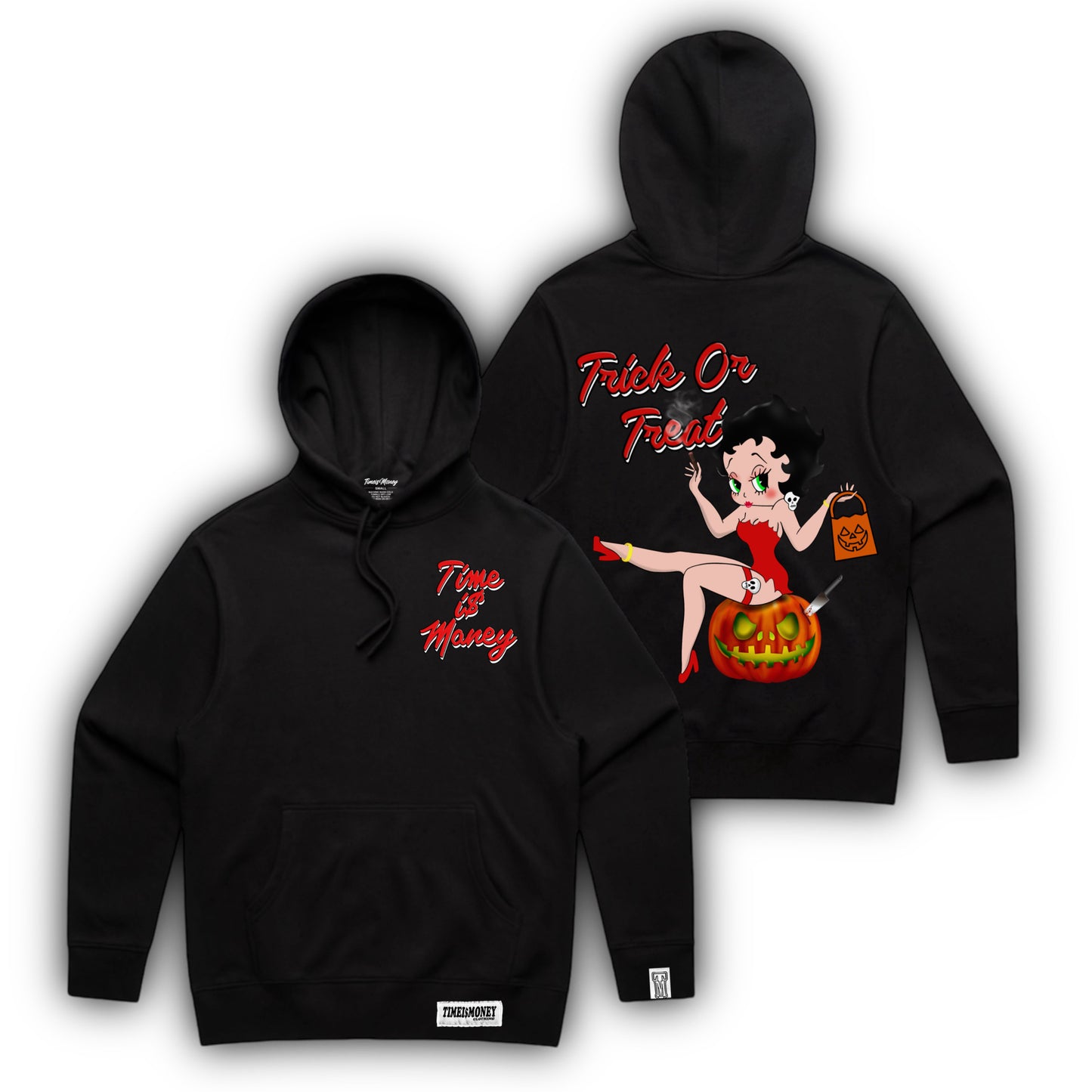 BETTY BOOP TIMEI$MONEY HALLOWEEN HOODIES🎃