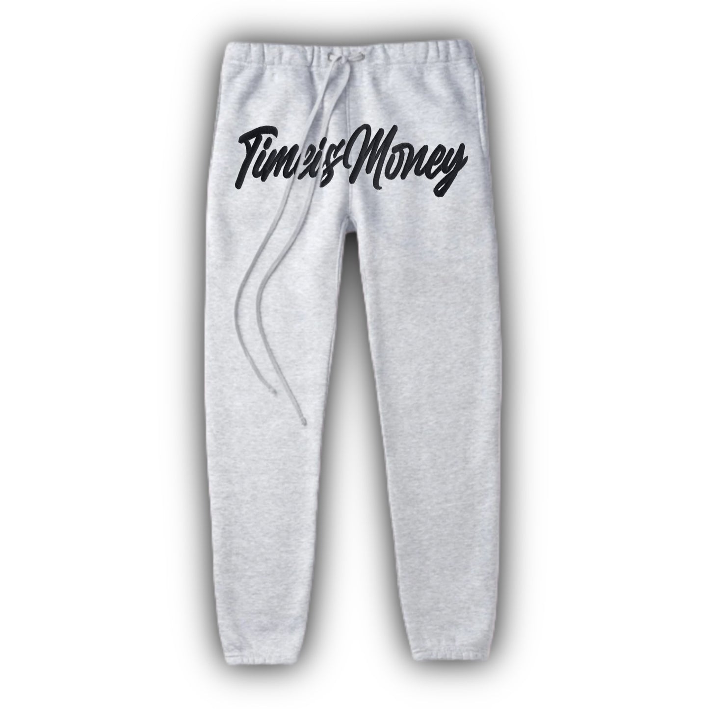 FULLY STITCHED TIMEI$MONEY SWEAT PANTS “GREY”