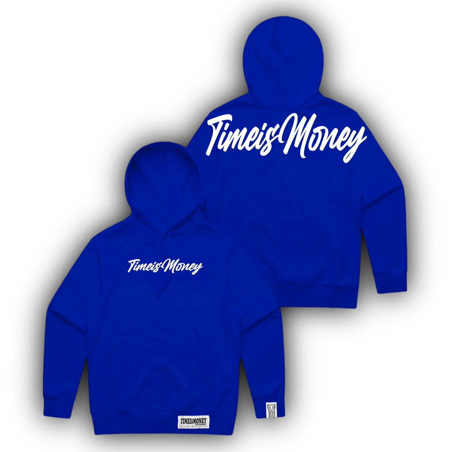 TIMEI$MONEY SIGNATURE LOGO HOODIES (ROYAL BLUE)