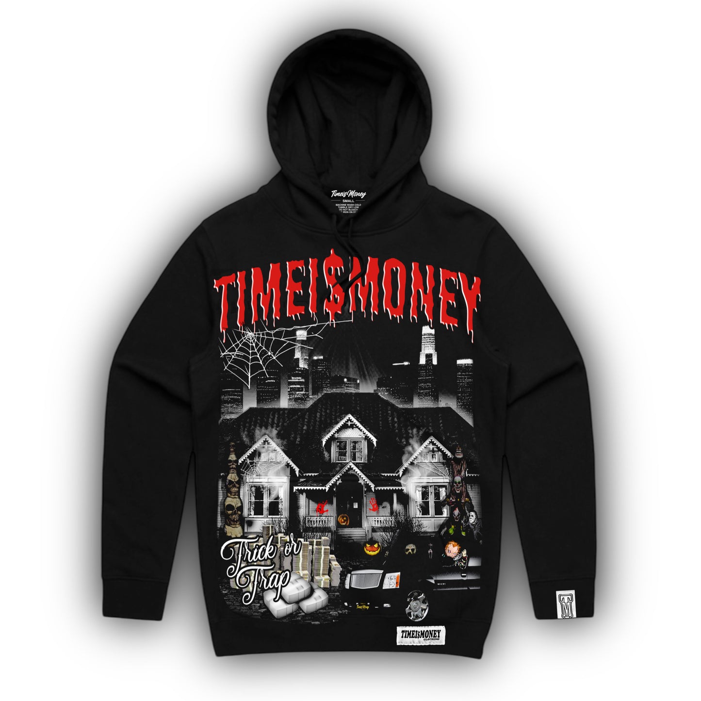 TRAP HOUSE TIMEI$MONEY HALLOWEEN HOODIES🎃