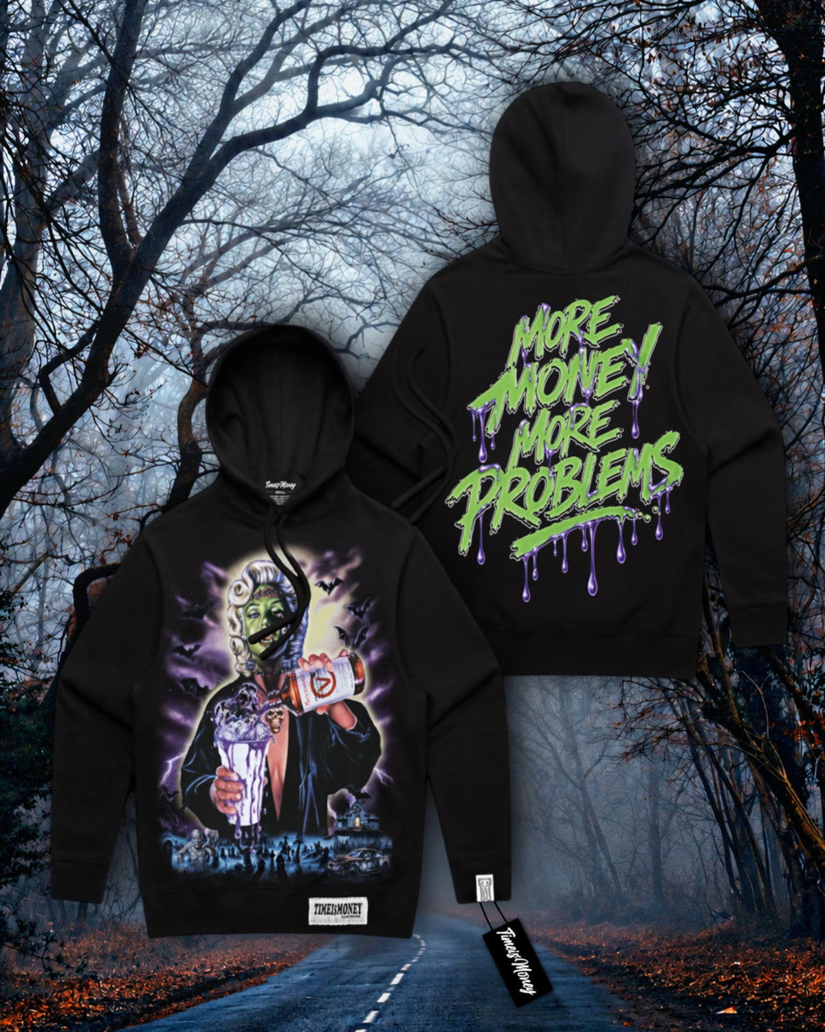 TIMEI$MONEY HALLOWEEN LIMITED EDITION MARILYN MONROE FRANKENSTEIN HOODIES 🎃