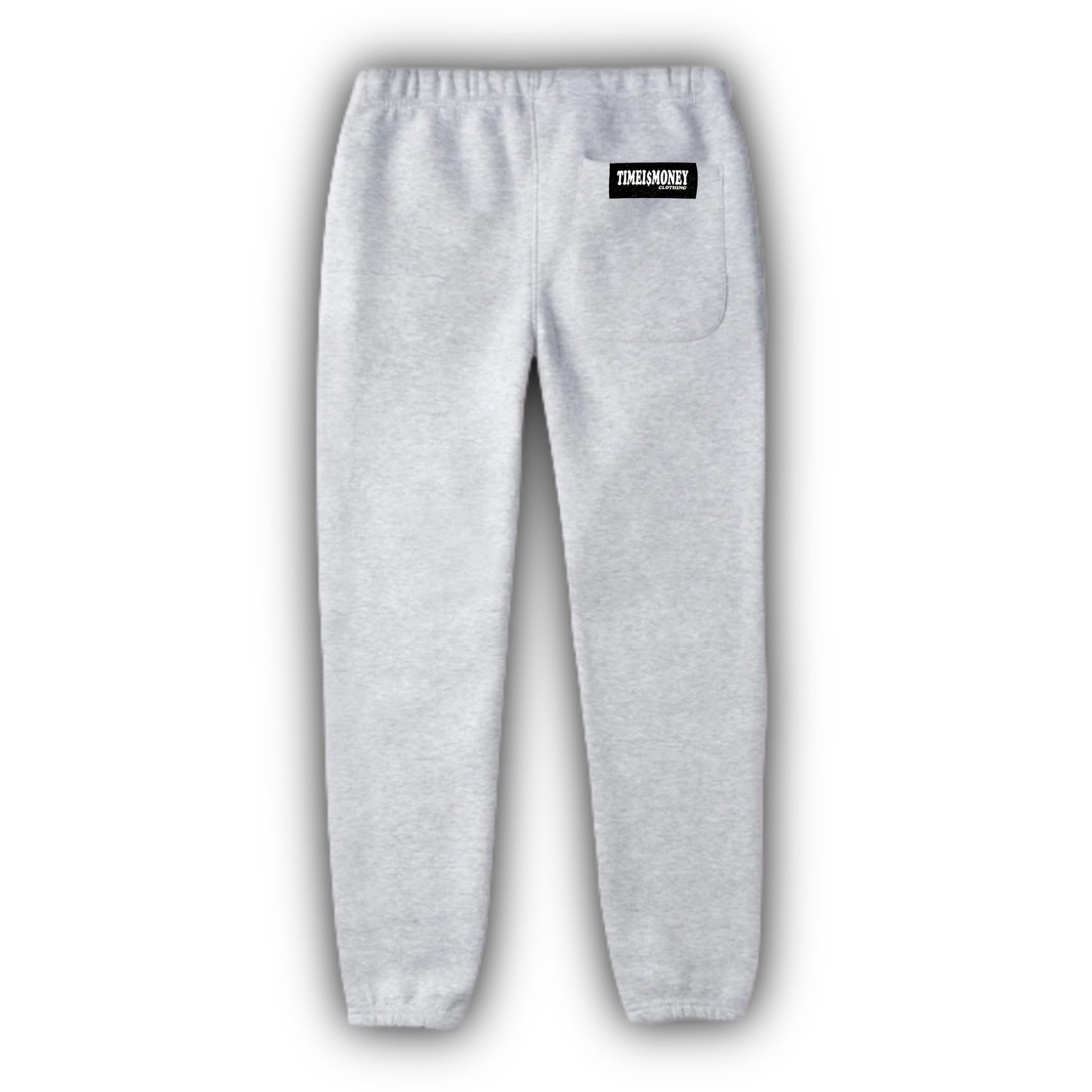 RHINESTONE TIMEI$MONEY SWEAT PANTS “GREY”