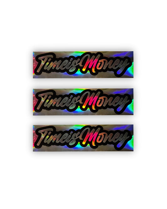 TIMEI$MONEY REFLECTIVE DECALS PACK OF 3