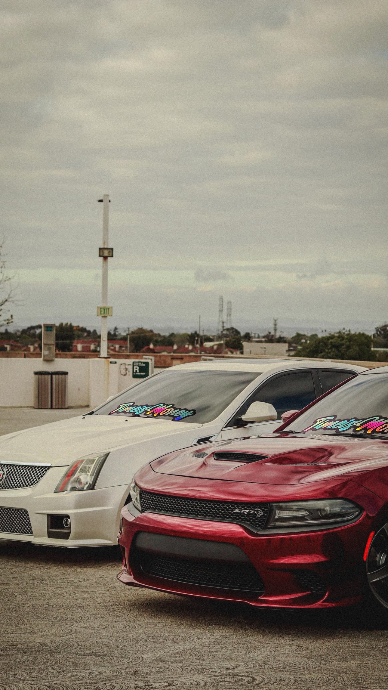 TIMEI$MONEY NEW REFLECTIVE CAR BANNERS