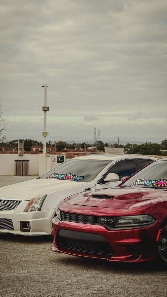 TIMEI$MONEY NEW REFLECTIVE CAR BANNERS