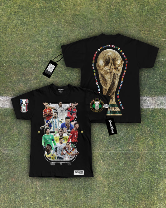 “BLACK” TIMEISMONEY 2026 FIFA WORLDCUP HEAVYWEIGHT SHIRTS⚽️🕰️💵